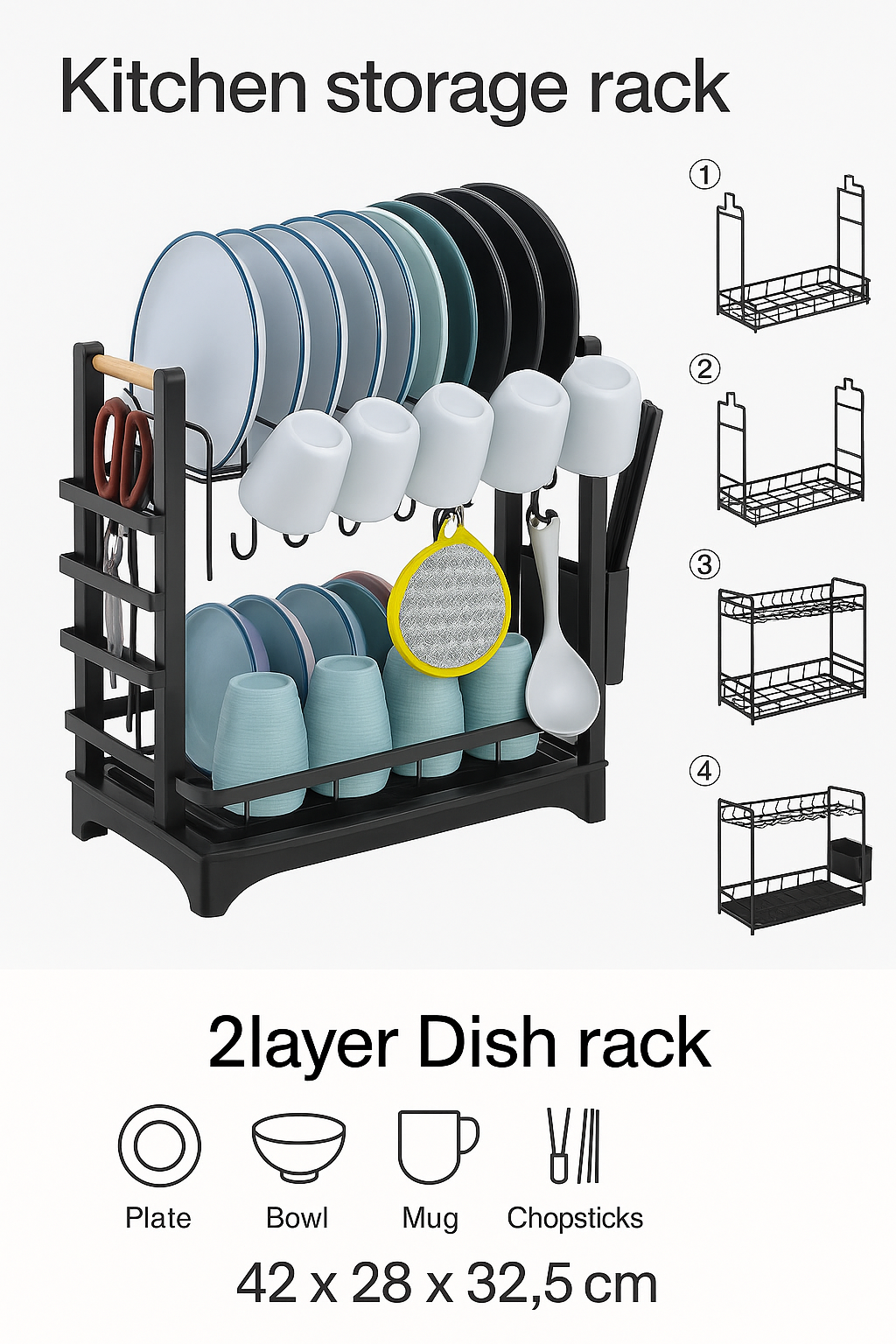 Kitchen Storage Rack – China Discounters